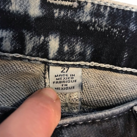 True Religion Women's Skinny Jeans Winter Haze Ombre Acid Wash Low Rise 27 - Picture 6 of 11